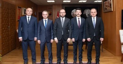 Sosyal Güvenlik Kurumu Başkanımız Sayın Yunus ELİTAŞ’ı makamında ziyaret ettik